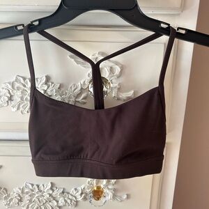 Lululemon Espresso Flow Y Bra Nulu— Good Condition